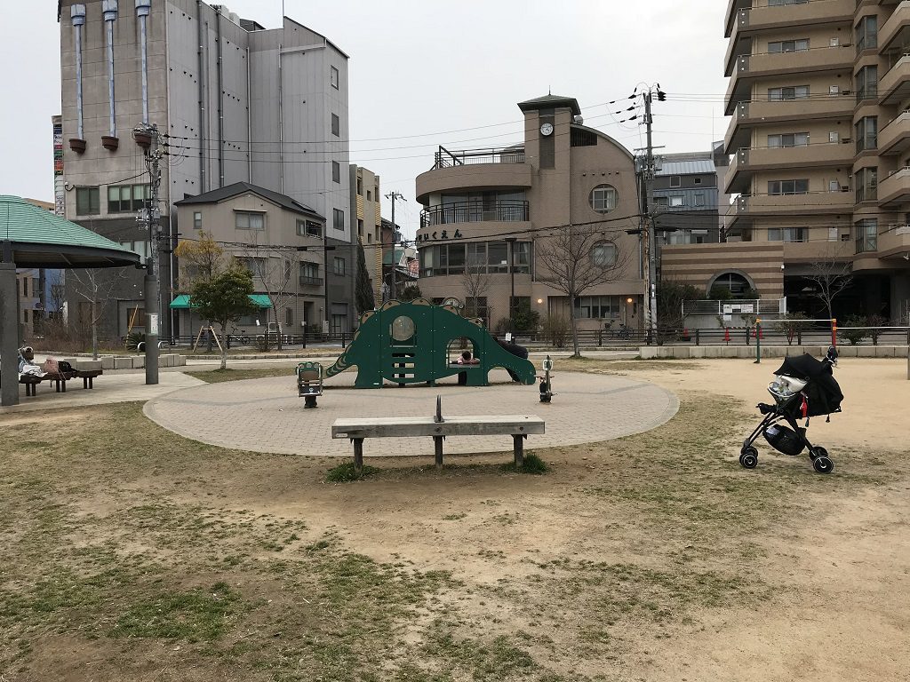 復興を遂げた公園