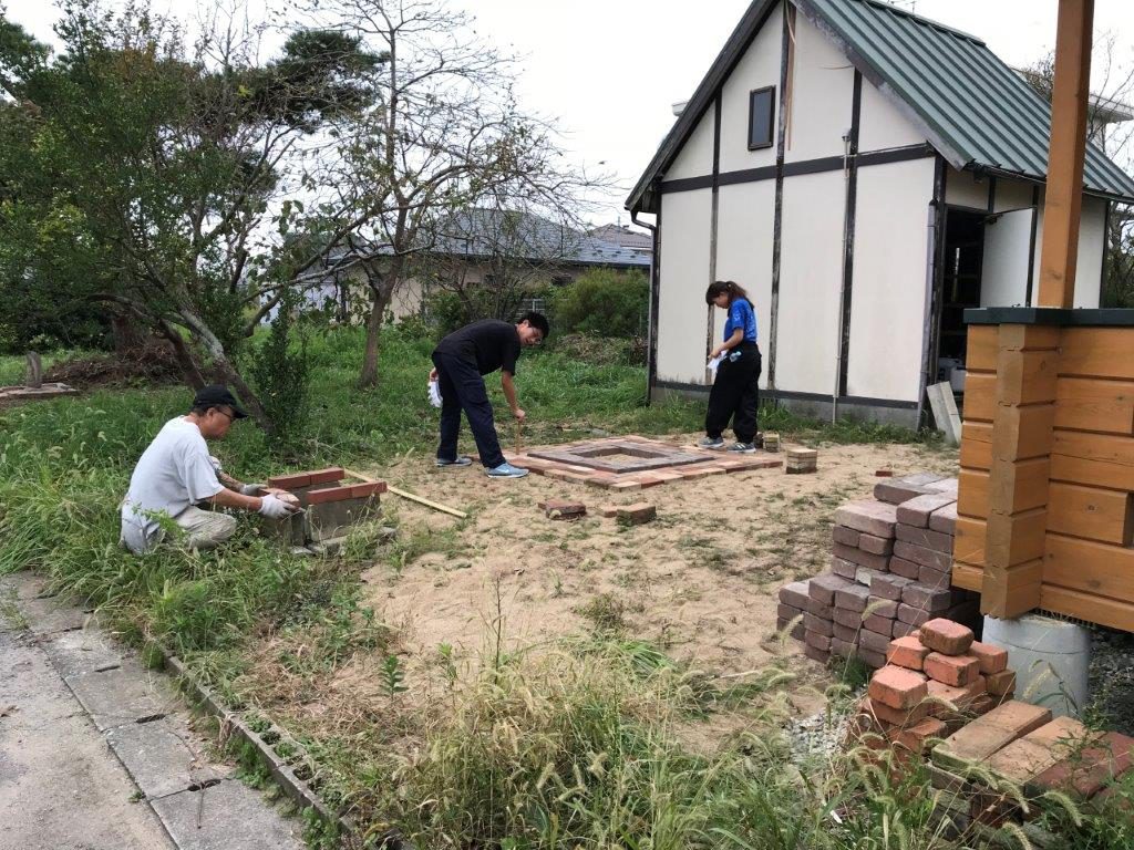 山元町の新たな集いの場「山田ハウス」の庭を造る