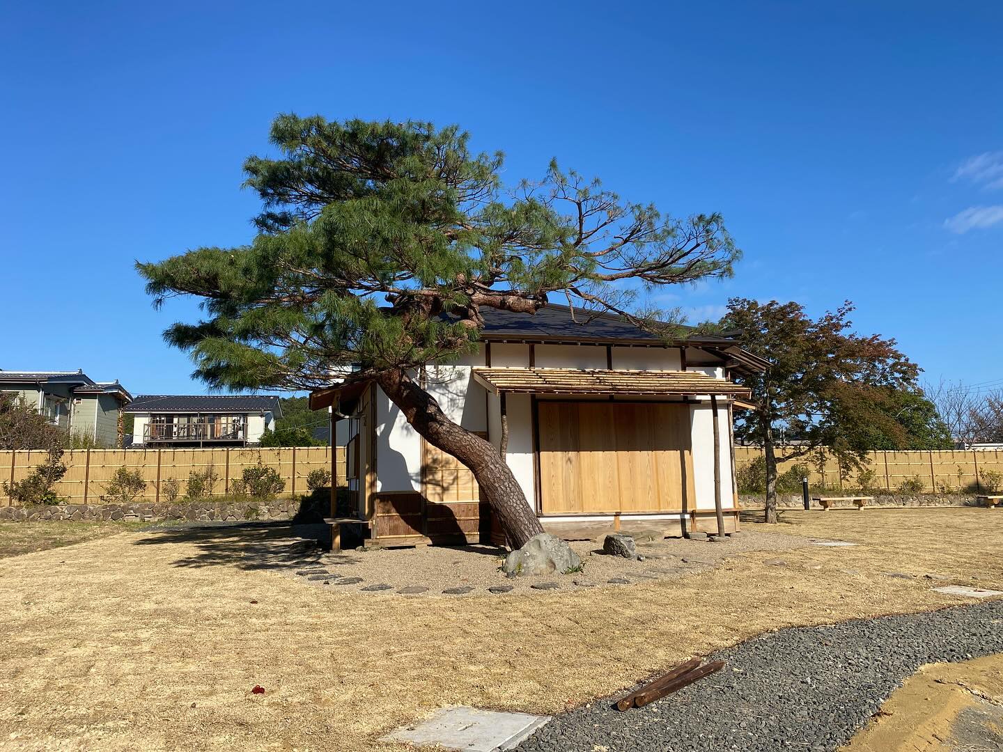 山元町 大條家茶室の庭を整備する